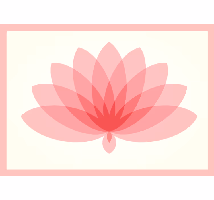 Store enrouleur chambre fleur de lotus unique - TenStickers