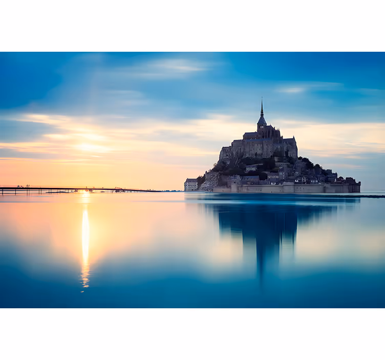 Store enrouleur salon mont saint-michel - TenStickers