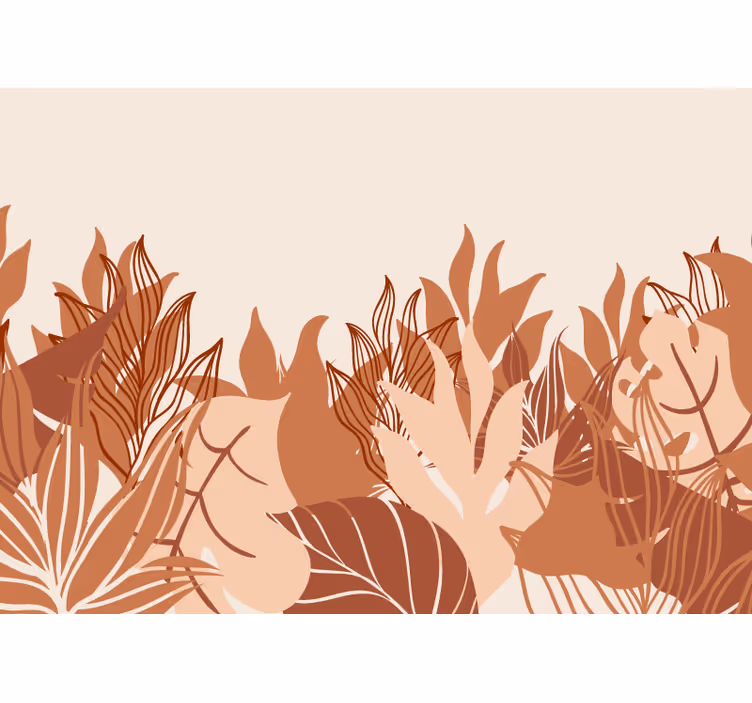 Store enrouleur salon paysage tropical - TenStickers