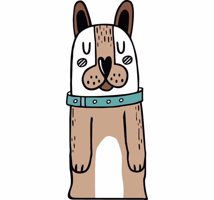 Store enrouleur chambre enfant autocollant chien - TenStickers