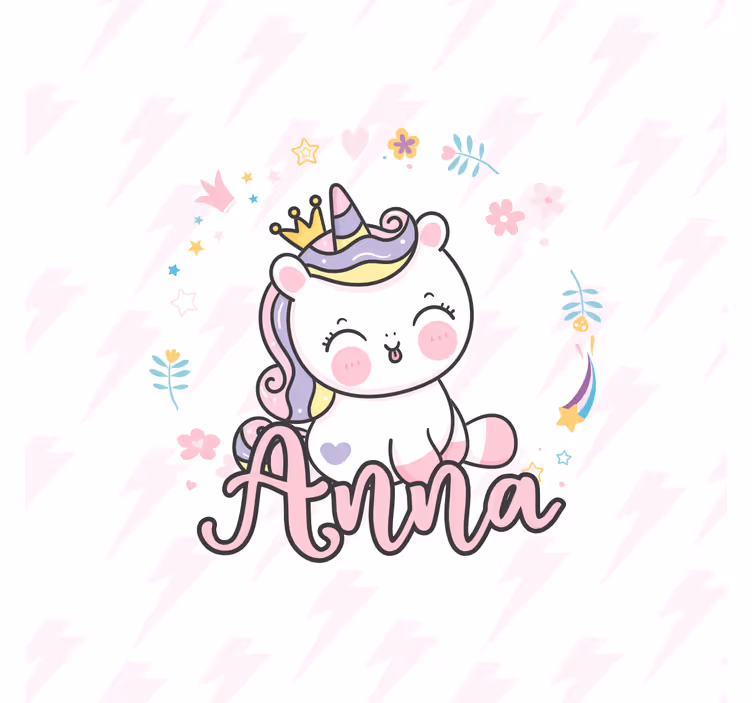 Store enrouleur chambre enfant joli petit unicorn - TenStickers