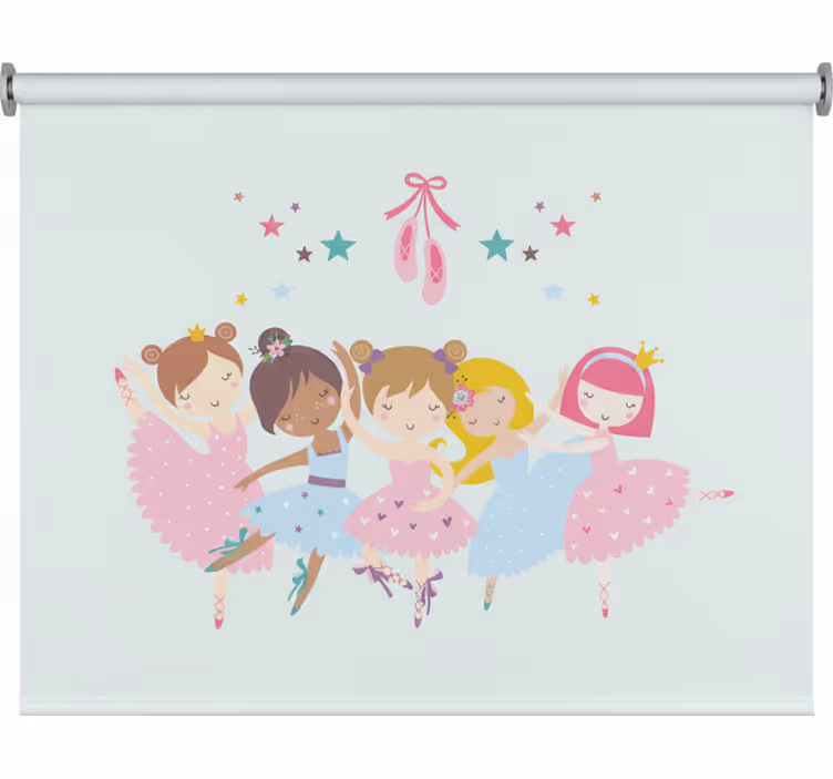 Store enrouleur chambre enfant illustration étoiles ballet - TenStickers