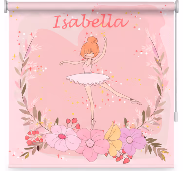 Store enrouleur chambre enfant ballerines étoilées - TenStickers