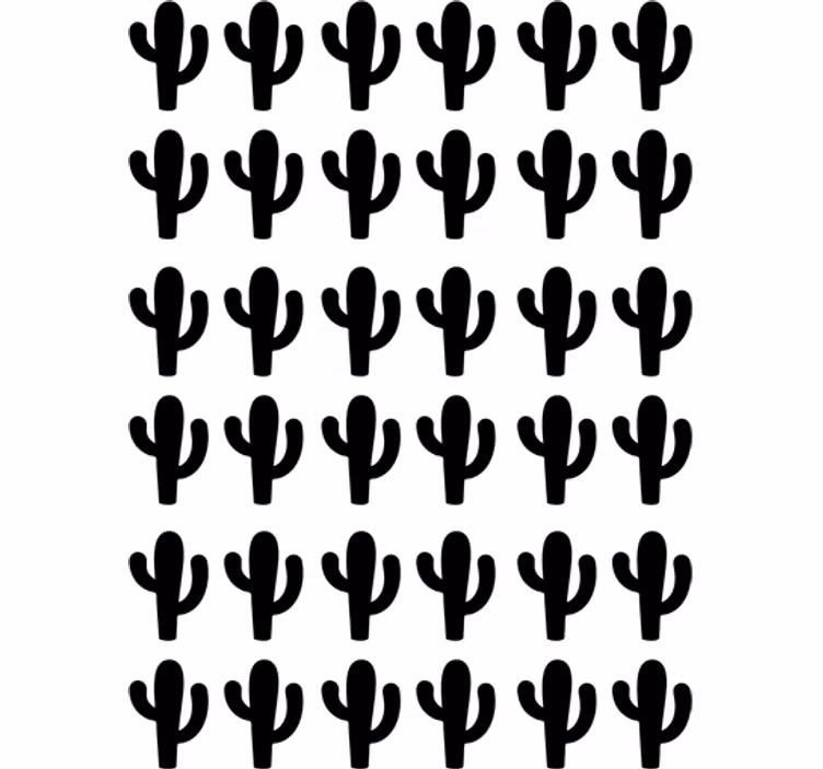 Store enrouleur chambre ado cactus autocollants - TenStickers