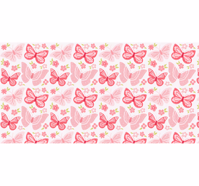 Store enrouleur chambre ado dessins de papillons - TenStickers