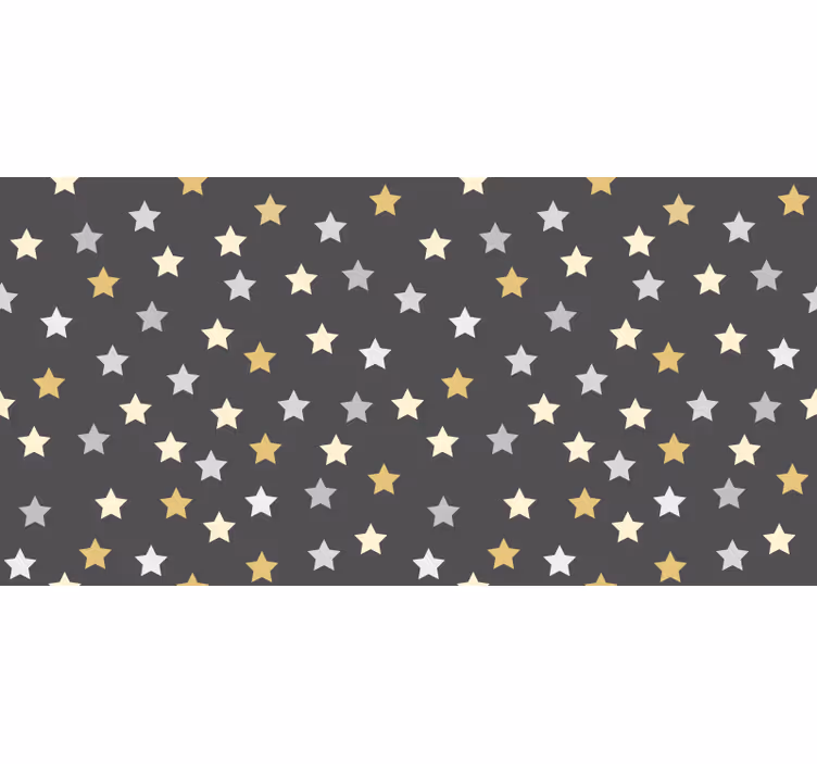 Store enrouleur chambre ado étoiles dorées kallax - TenStickers