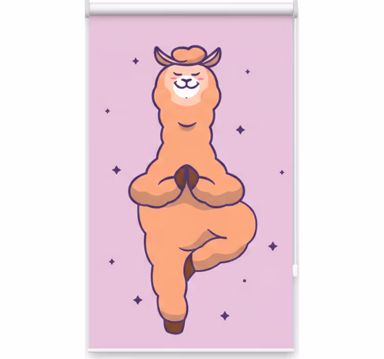 Store enrouleur chambre ado lama fitness - TenStickers
