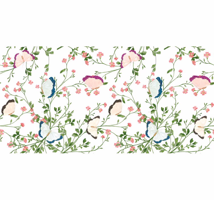 Store enrouleur blanc aquarelle fantastique - TenStickers