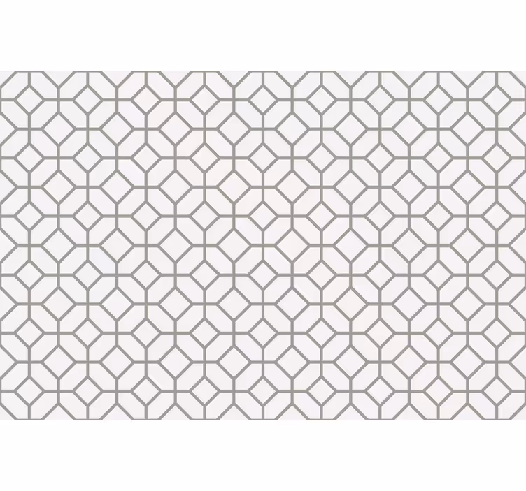 Store enrouleur blanc motif hamptons carré - TenStickers