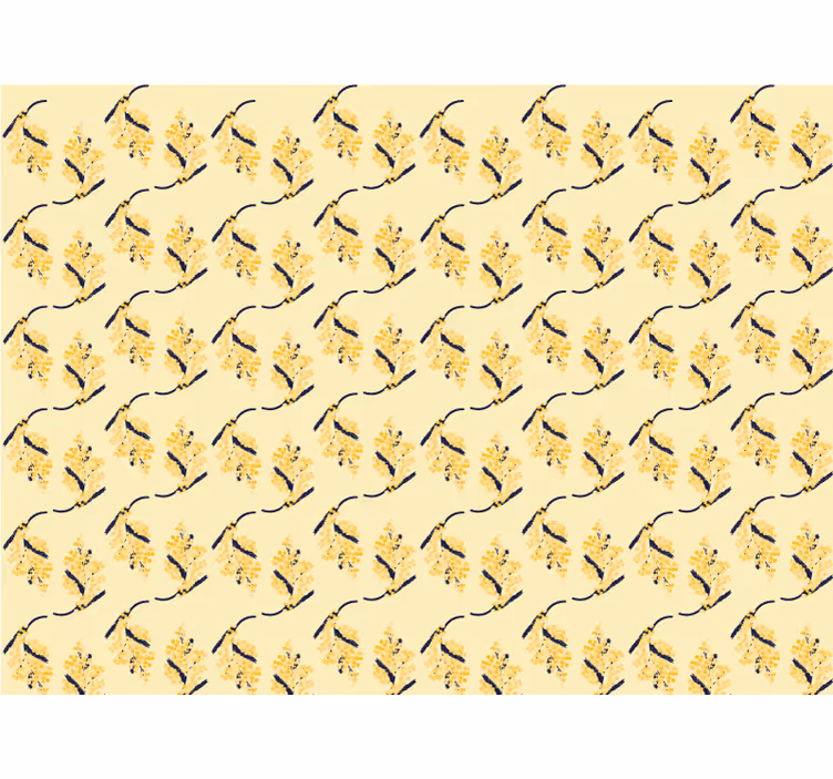 Store enrouleur fleur motifs de mimosas - TenStickers