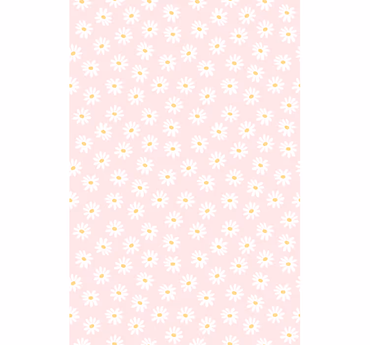 Store enrouleur fleur motif marguerite rose - TenStickers