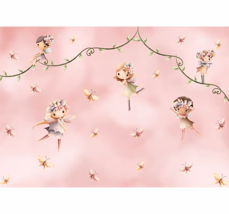 Store enrouleur chambre bébé fées rêveuses - TenStickers