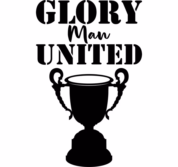 Store enrouleur phrases gloire à manchester united - TenStickers