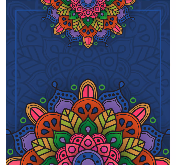 Store enrouleur bureaux motif mandala dessin - TenStickers