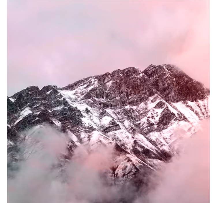 Store enrouleur bureaux couleurs esthétiques de montagne - TenStickers
