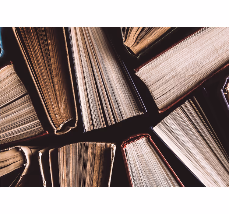 Store enrouleur rustique livres reliés - TenStickers