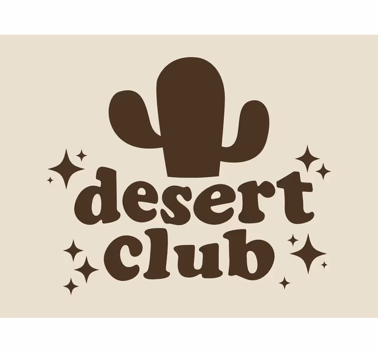 Store enrouleur rustique design rétro cactus psychédélique - TenStickers