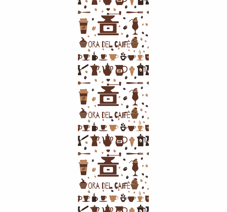 Store enrouleur marron moment café - TenStickers