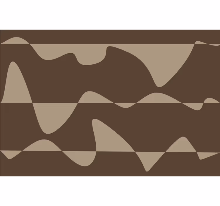 Store enrouleur marron abstrait - TenStickers