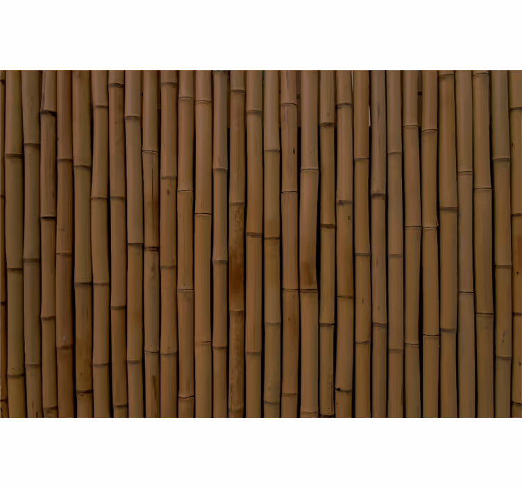 Store enrouleur marron imitation bambou foncé - TenStickers