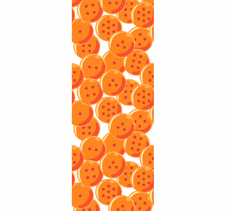 Store enrouleur orange boules de dragon - TenStickers