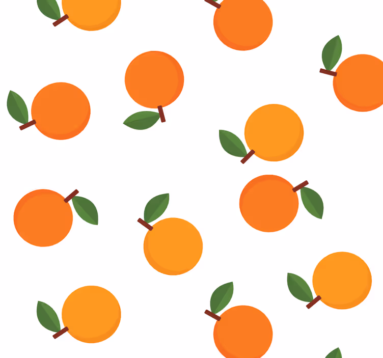 Store enrouleur orange oranges élégantes - TenStickers