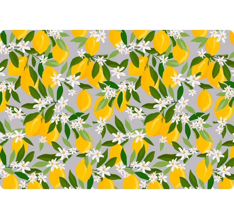 Store enrouleur orange arbre à citron portable - TenStickers