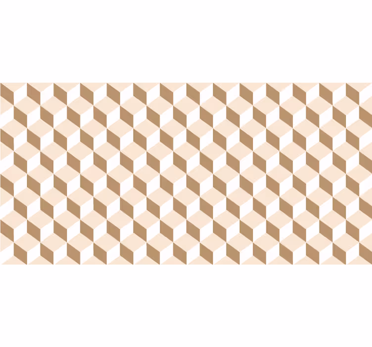 Store enrouleur orange cube moderne beija - TenStickers