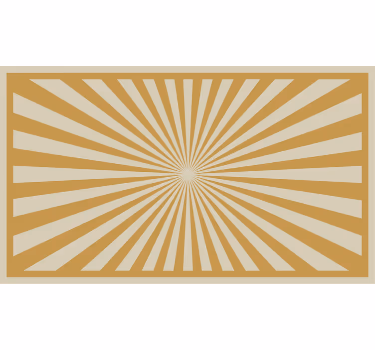 Store enrouleur orange tapis éclat de soleil - TenStickers