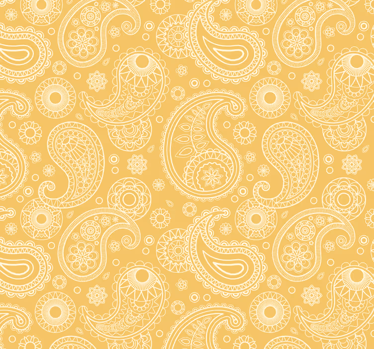 Store enrouleur extérieur motif paisley arabe - TenStickers