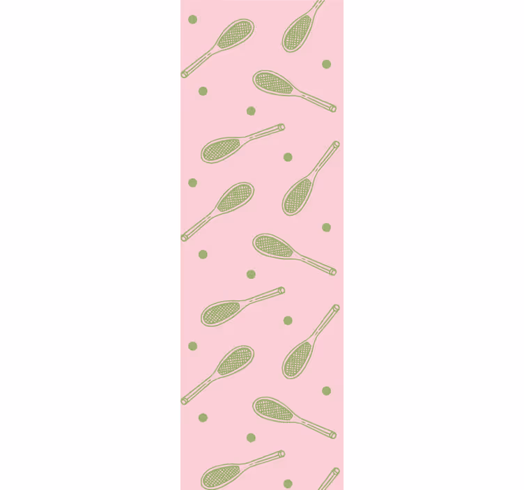 Store enrouleur chambre ado design raquettes de tennis - TenStickers