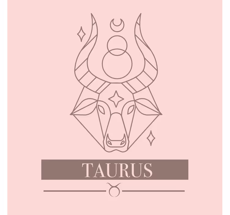 Store enrouleur salle de bain design taureau rose - TenStickers