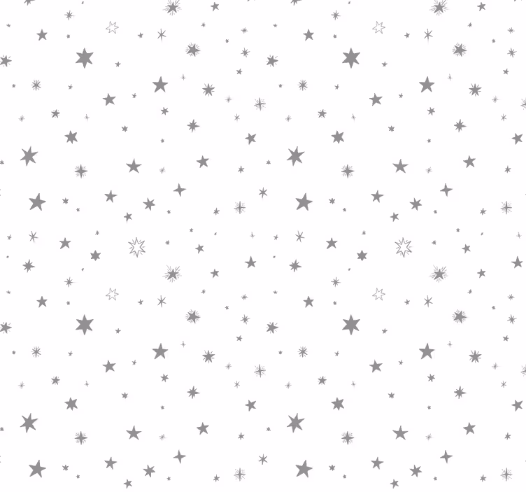 Store enrouleur chambre bébé fond gris étoiles blanches - TenStickers