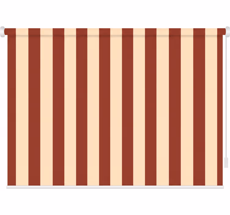 Store enrouleur couloir tons rouge et beige - TenStickers