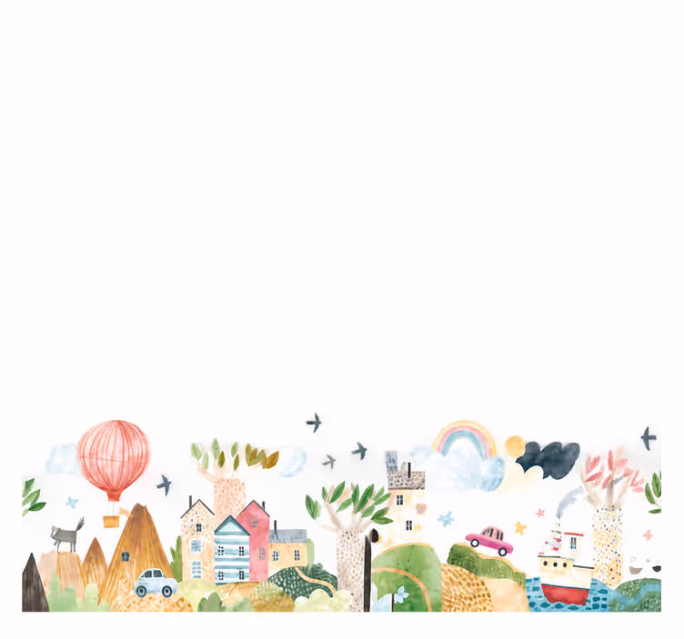 Store enrouleur cuisine largeur 190 dessin ludique - TenStickers