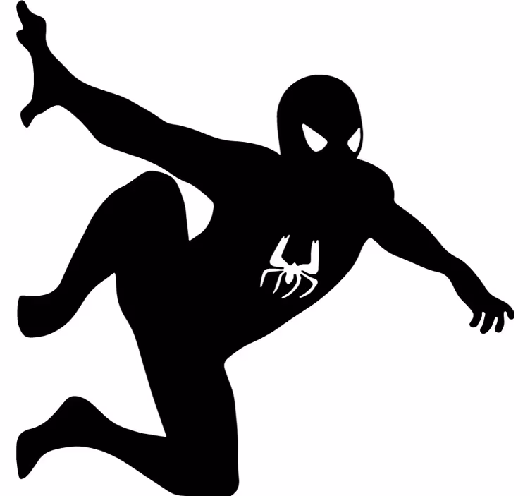 Store enrouleur super héros spiderman sur le mur - TenStickers
