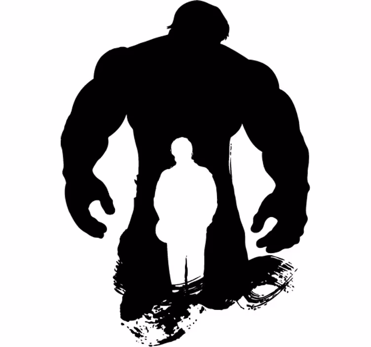 Store enrouleur super héro silhouette décorative - TenStickers