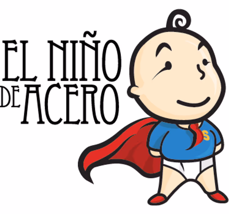 Store enrouleur super héro texte enfant - TenStickers