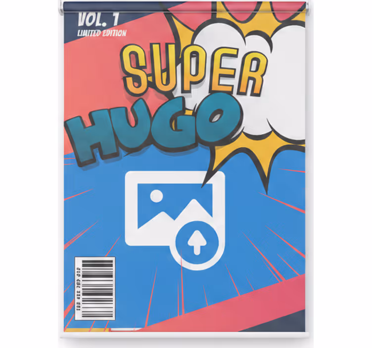 Store enrouleur super héros bande dessinée personnalisée - TenStickers