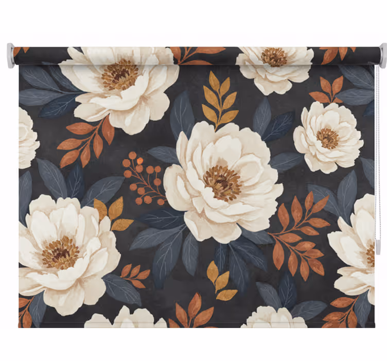 Store enrouleur balcon design floral classique - TenStickers