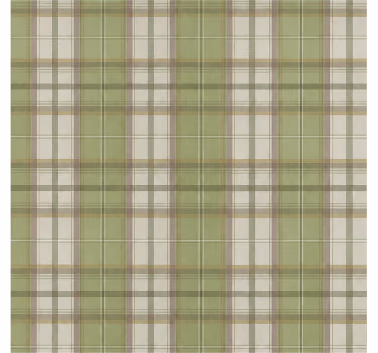 Store enrouleur vert motif tartan écossais - TenStickers