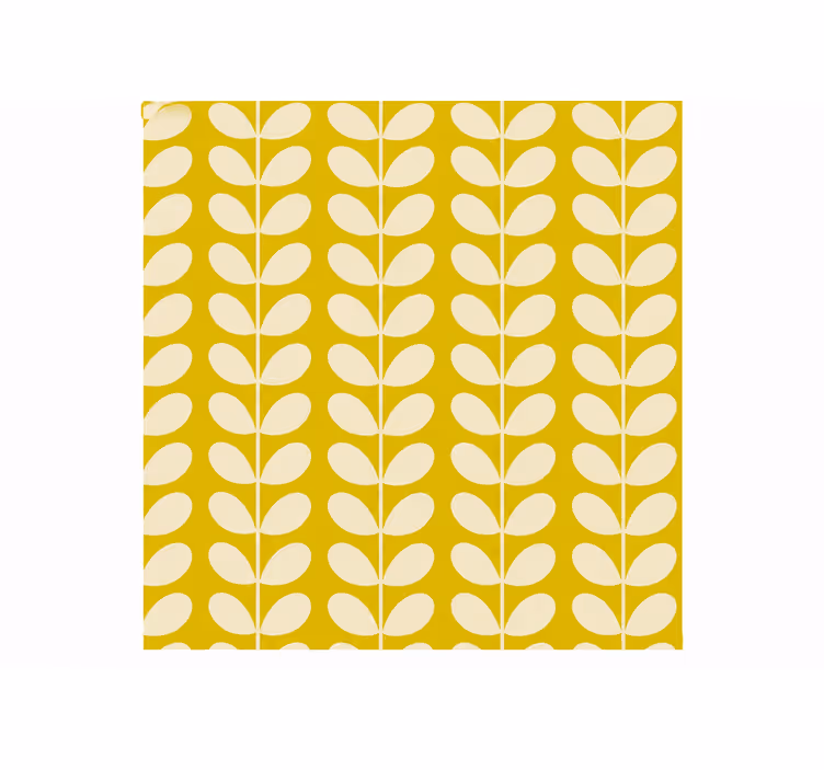 Store enrouleur jaune tige solide agrumes - TenStickers