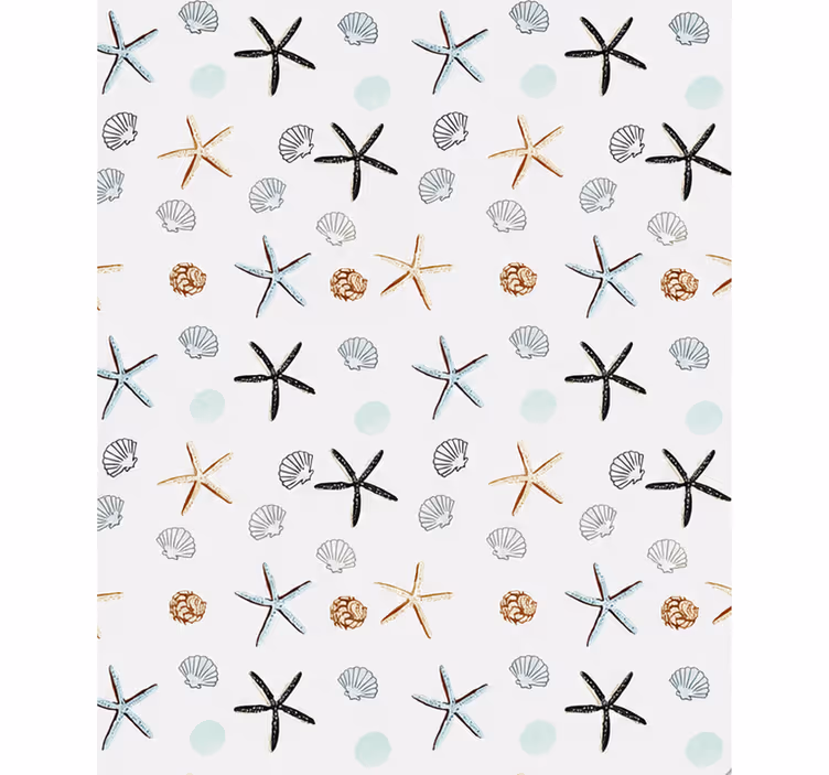 Store enrouleur chambre couple 240 cm étoiles de mer - TenStickers