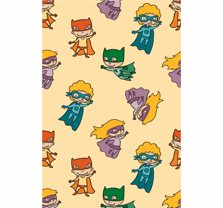Store enrouleur chambre enfant dessin animé de super-héros - TenStickers