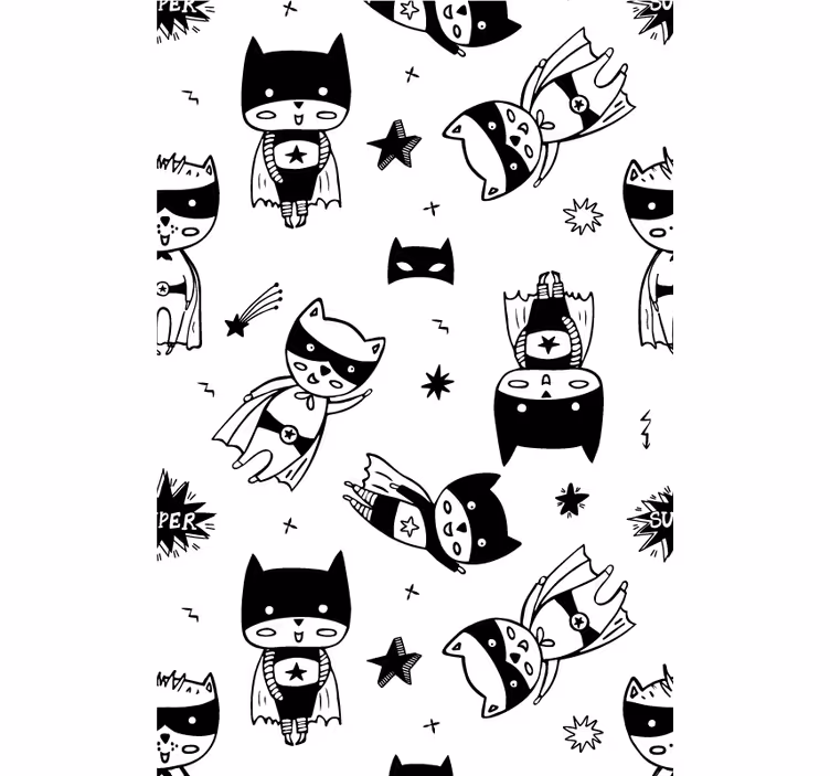Store enrouleur chambre enfant dessin animé super-héros - TenStickers