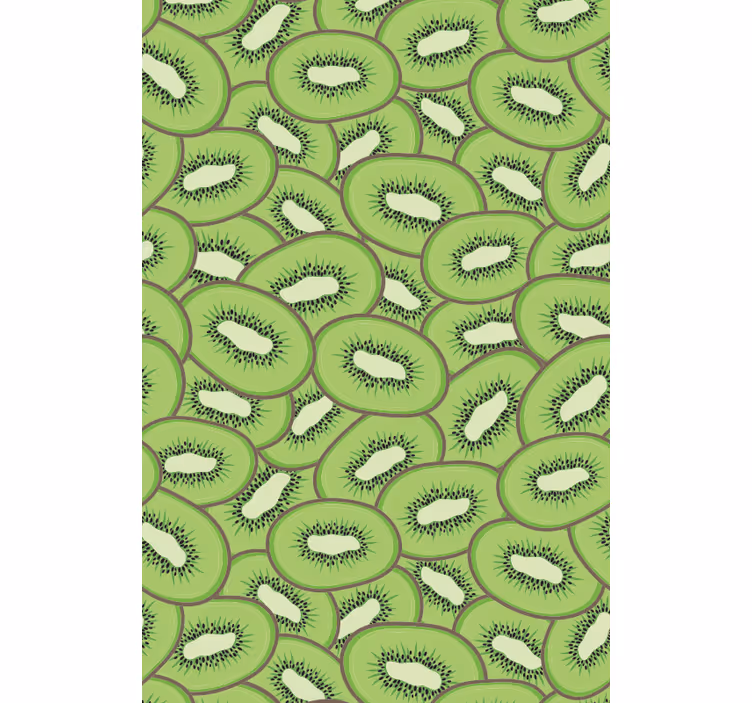 Store enrouleur fruits et légumes motif de kiwi en tranches - TenStickers