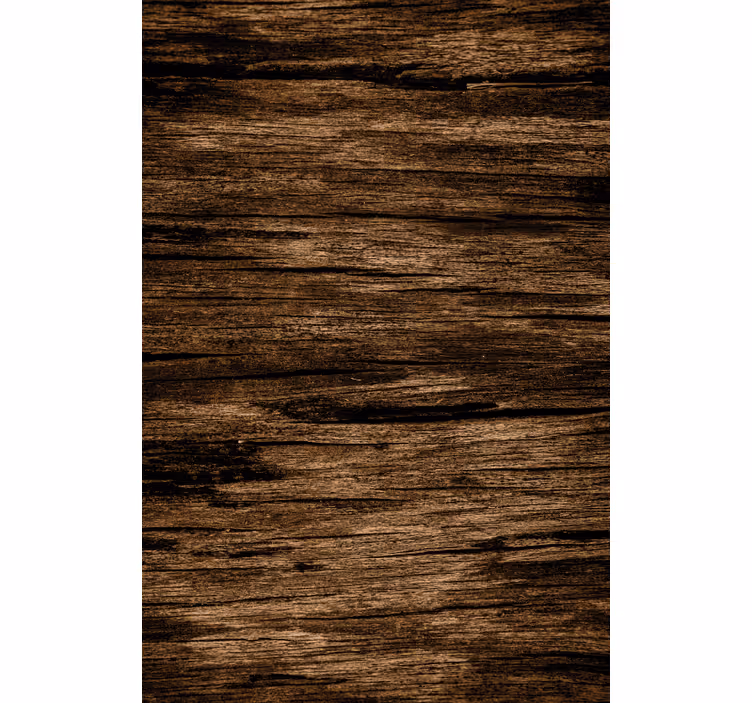 Store enrouleur salon rustique imitation bois foncé - TenStickers