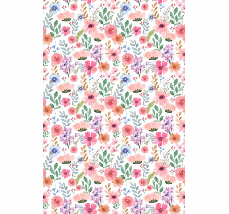Store enrouleur fleurs et plantes élégance du motif floral - TenStickers