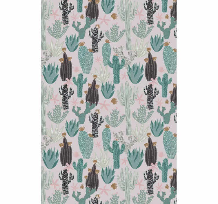 Store enrouleur cactus scène de sérénité du saguaro - TenStickers