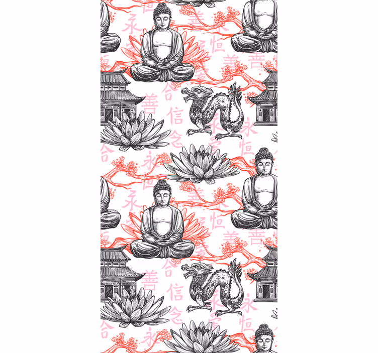 Bouddha décoratif zen store - TenStickers